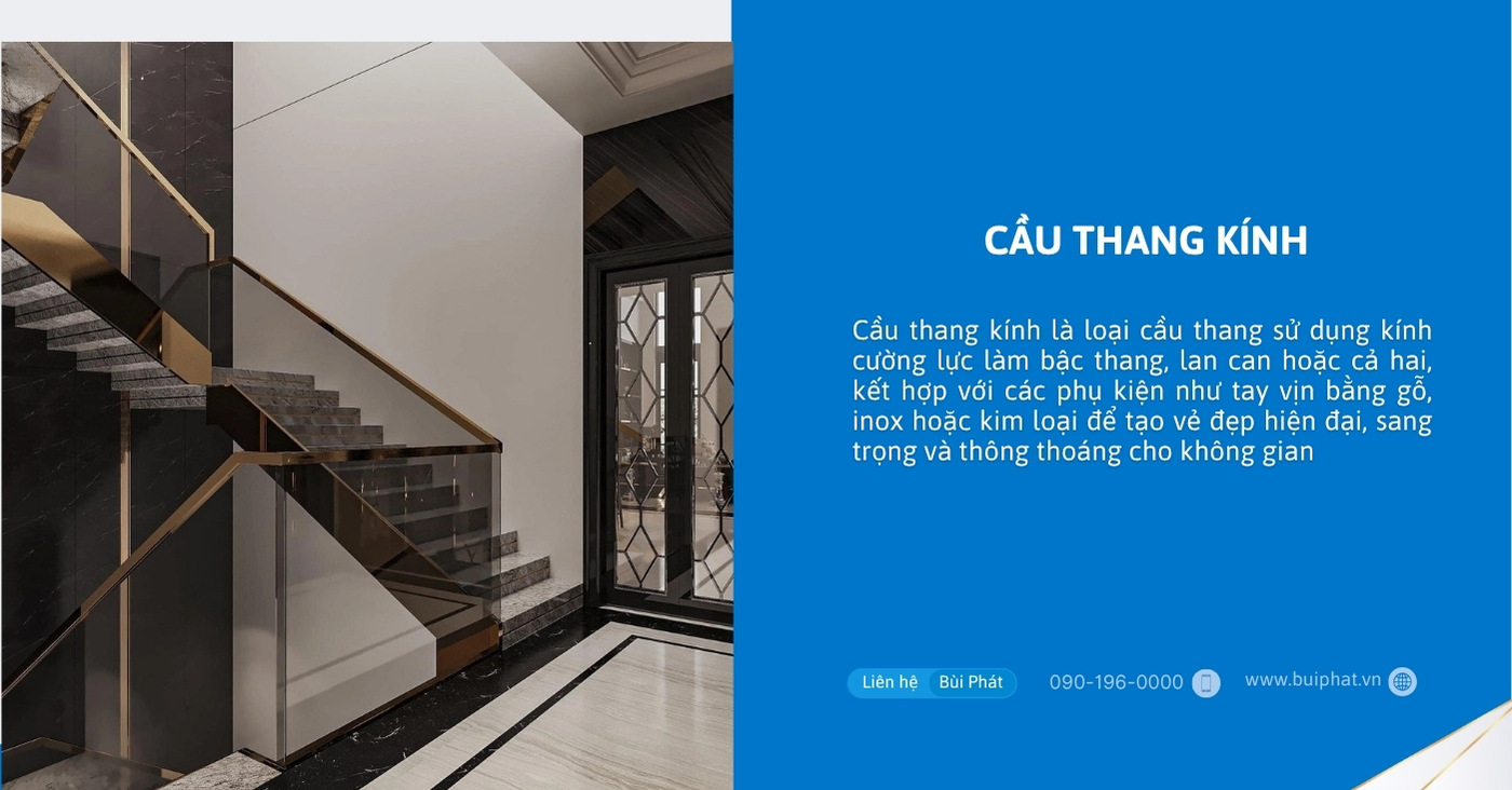 Cầu thang kính Cầu thang kính