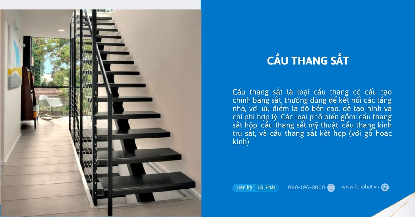 Cầu thang sắt