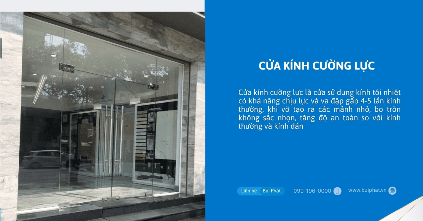 Cửa kính cường lực Cửa kính cường lực