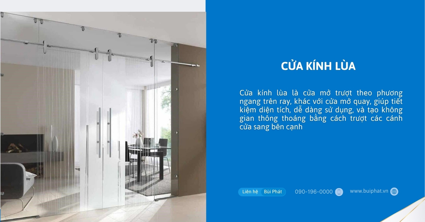 Cửa kính lùa Cửa kính lùa