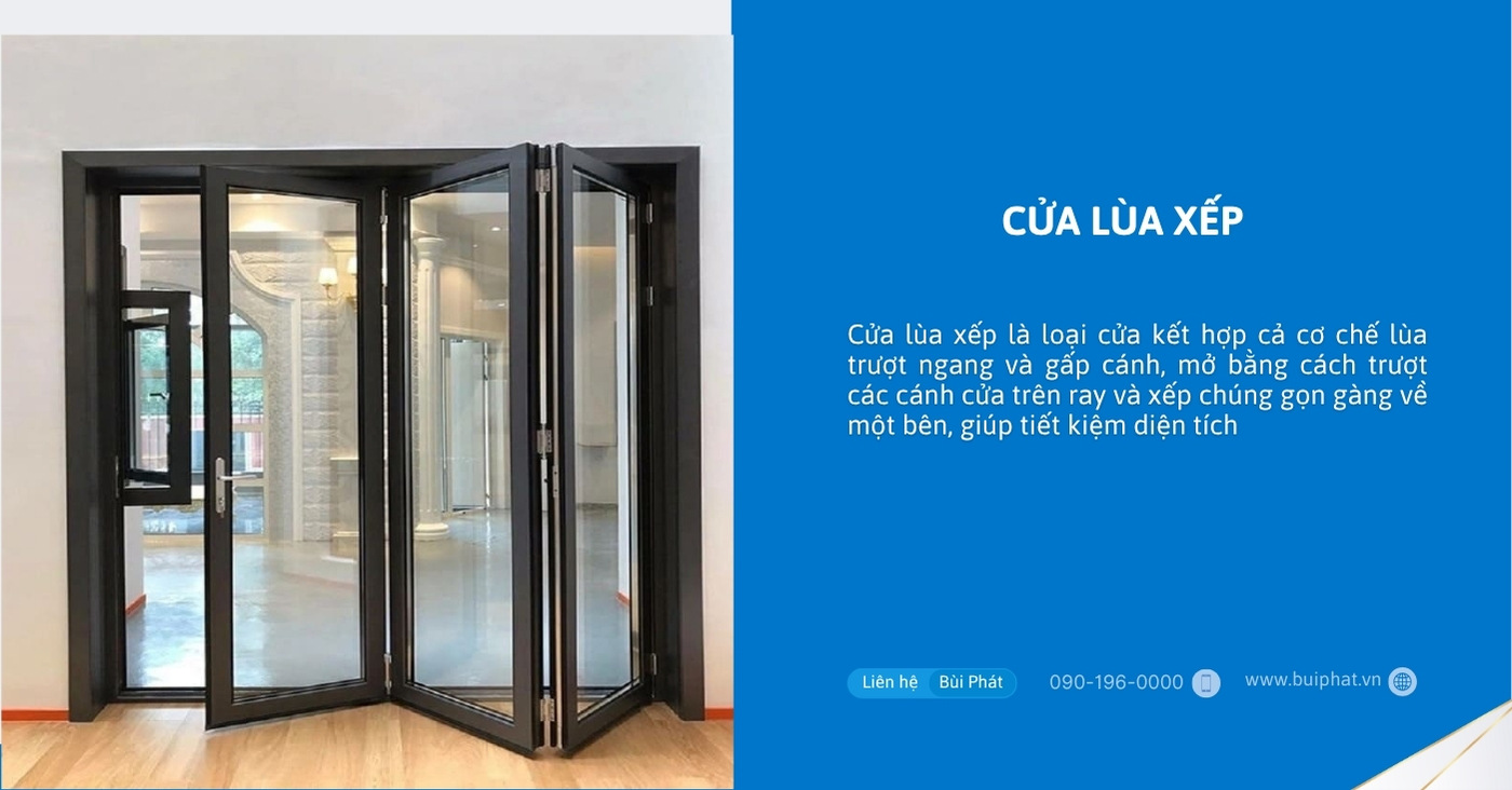 Cửa lùa xếp