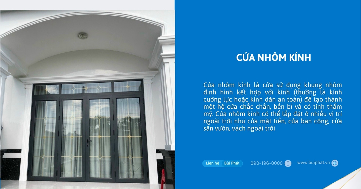 Cửa nhôm kính Cửa nhôm kính