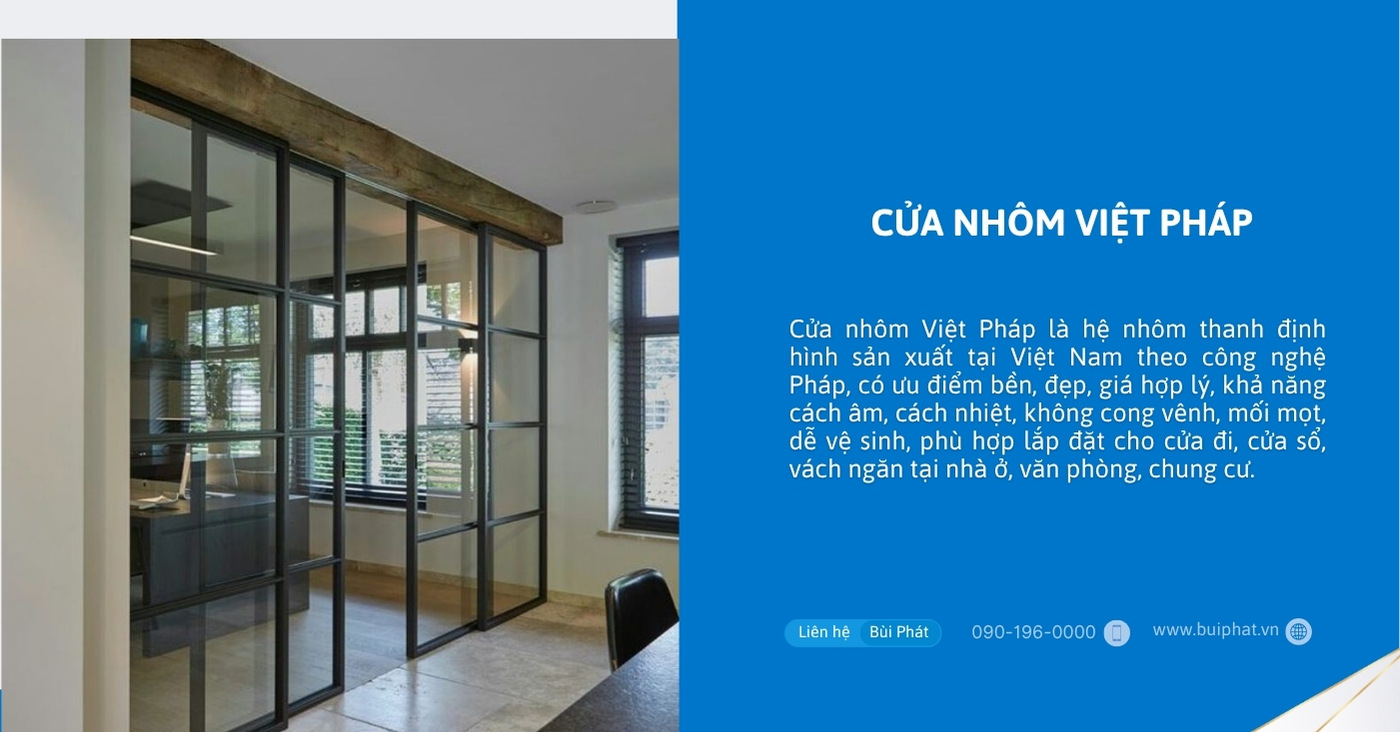 Cửa nhôm Việt Pháp