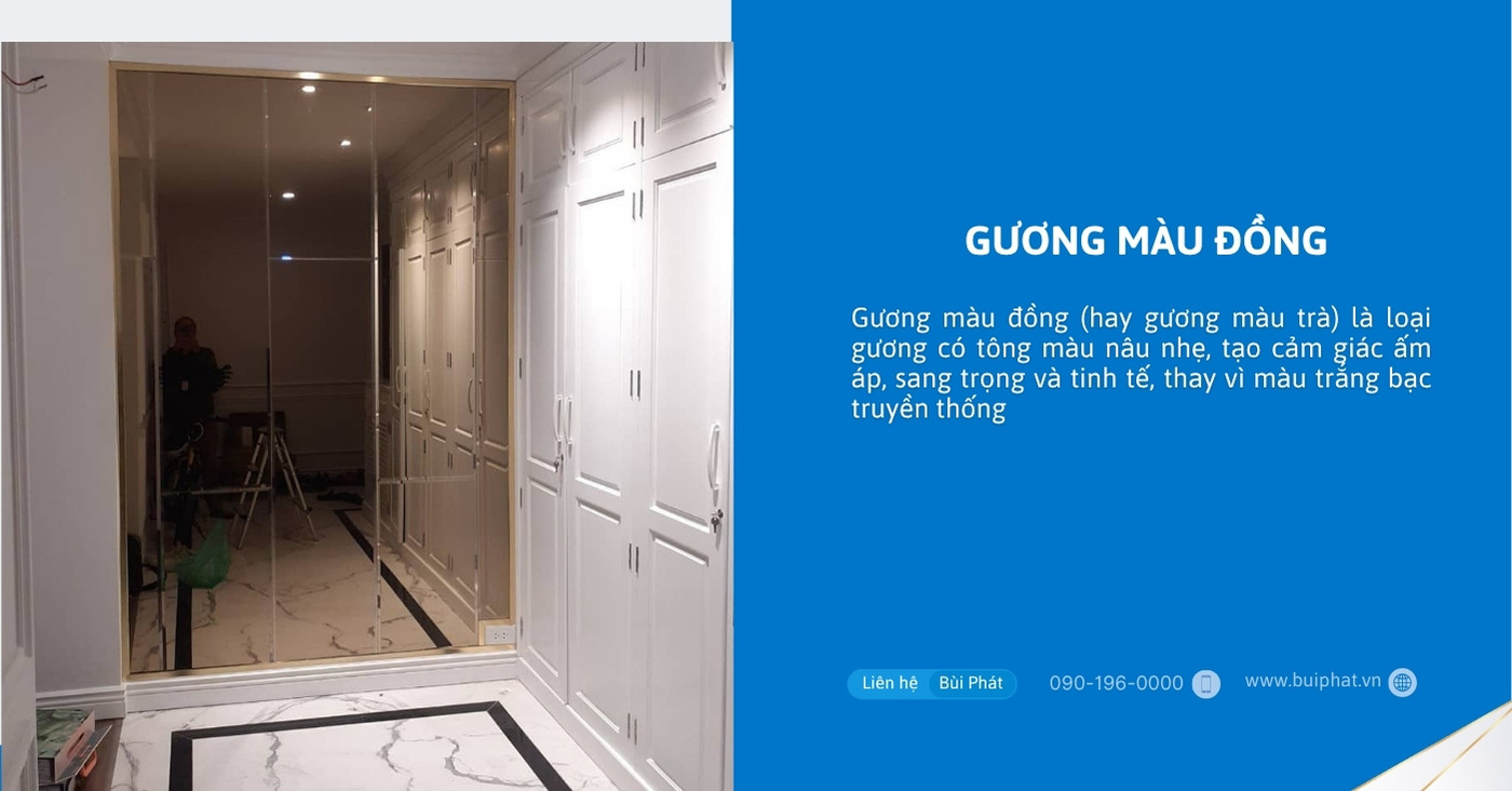 Gương màu đồng