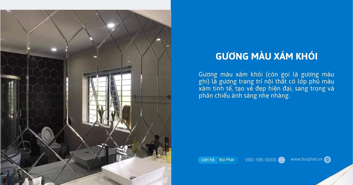 Gương màu xám khói