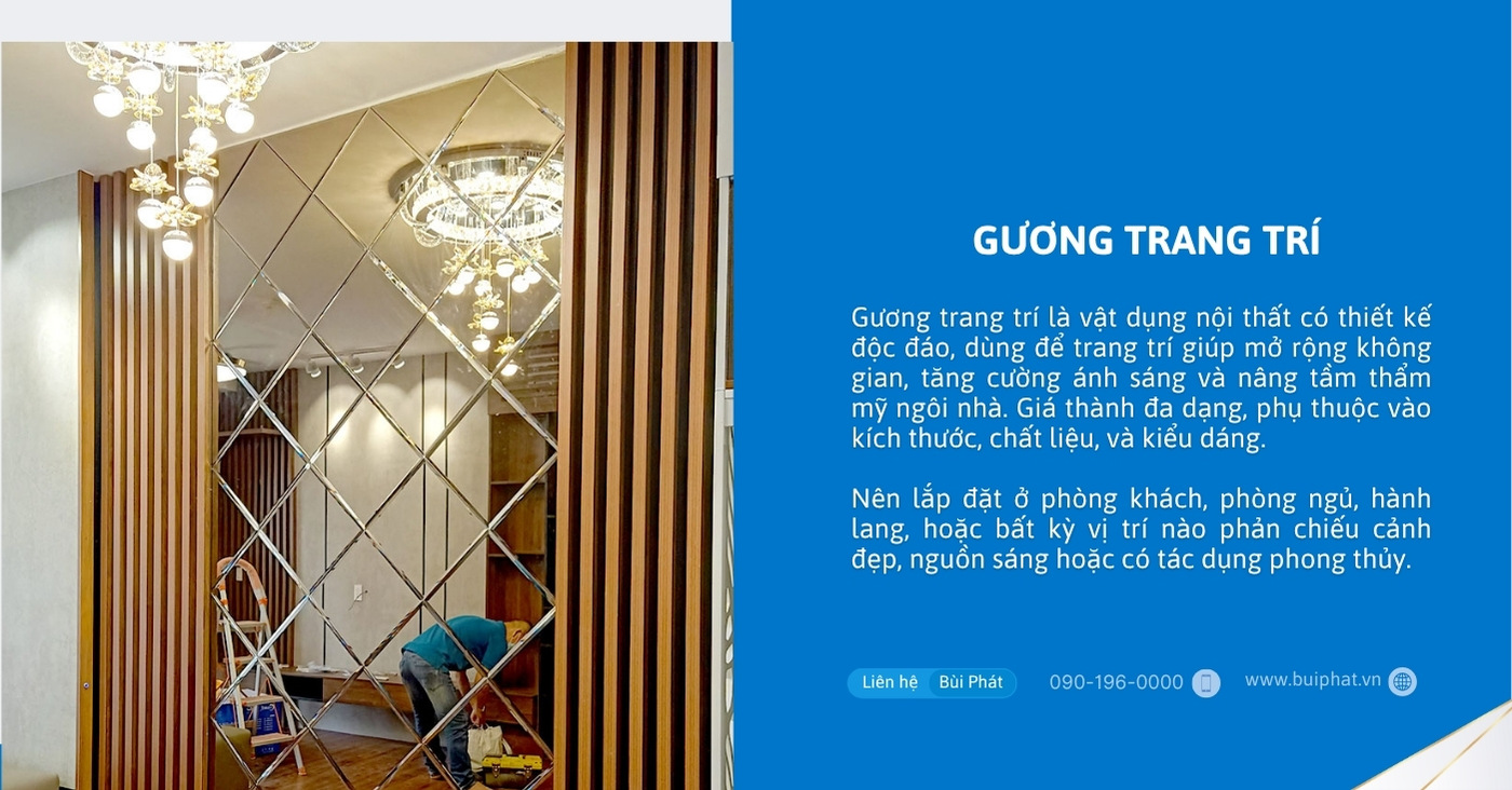 Gương trang trí Gương trang trí