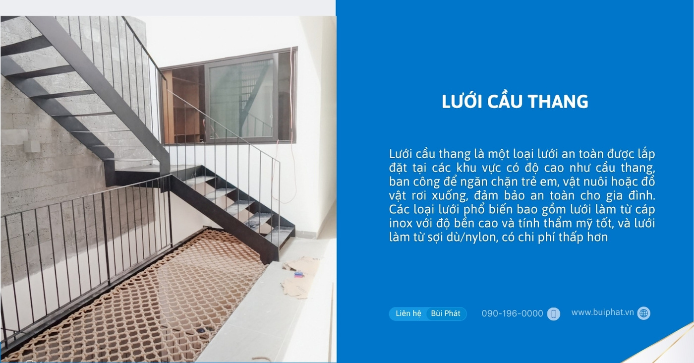 Lưới cầu thang