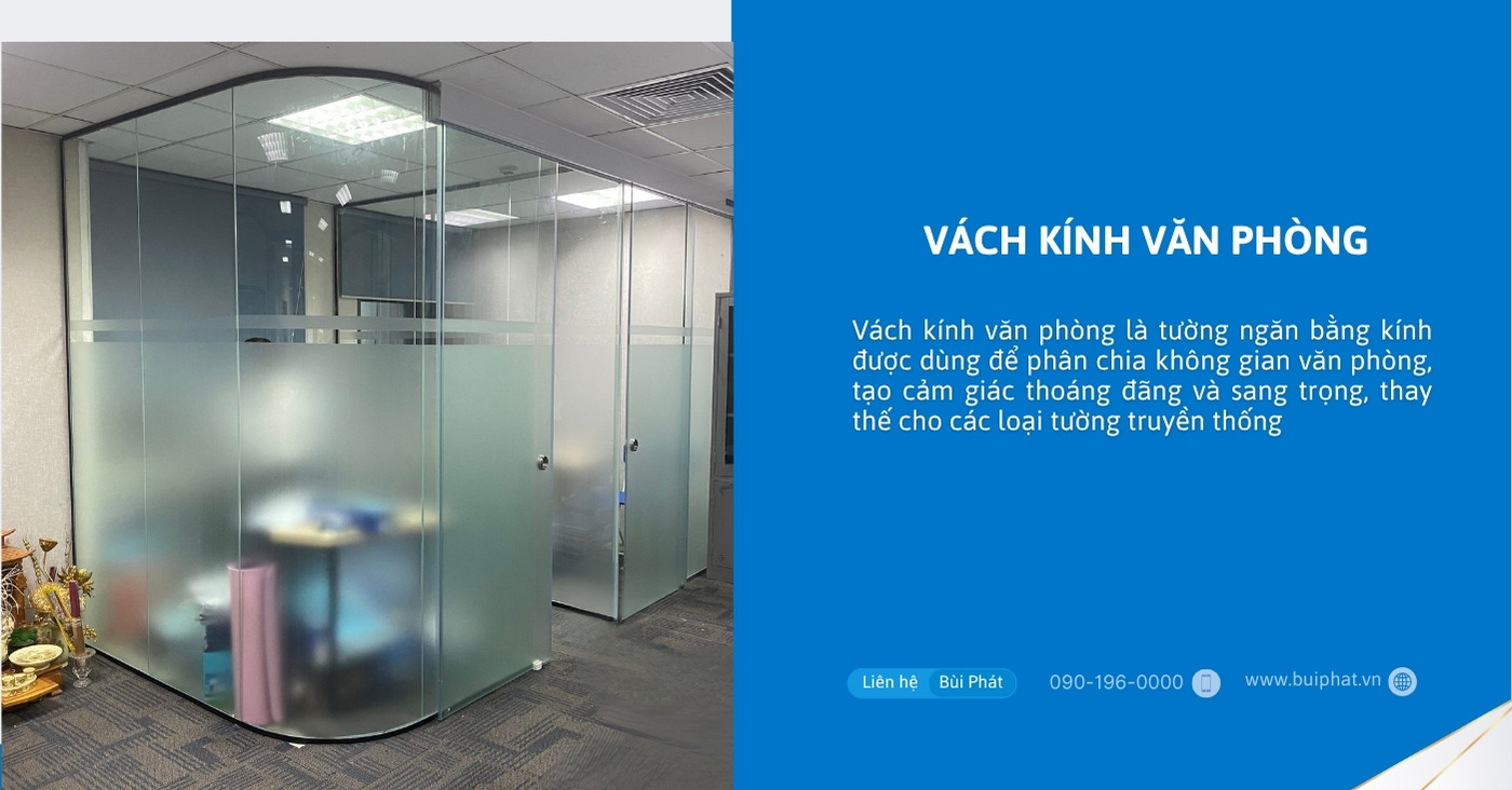 Vách kính văn phòng Vách kính văn phòng