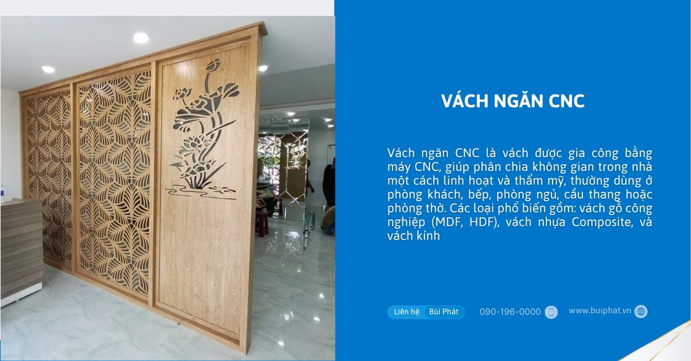 Vách ngăn CNC