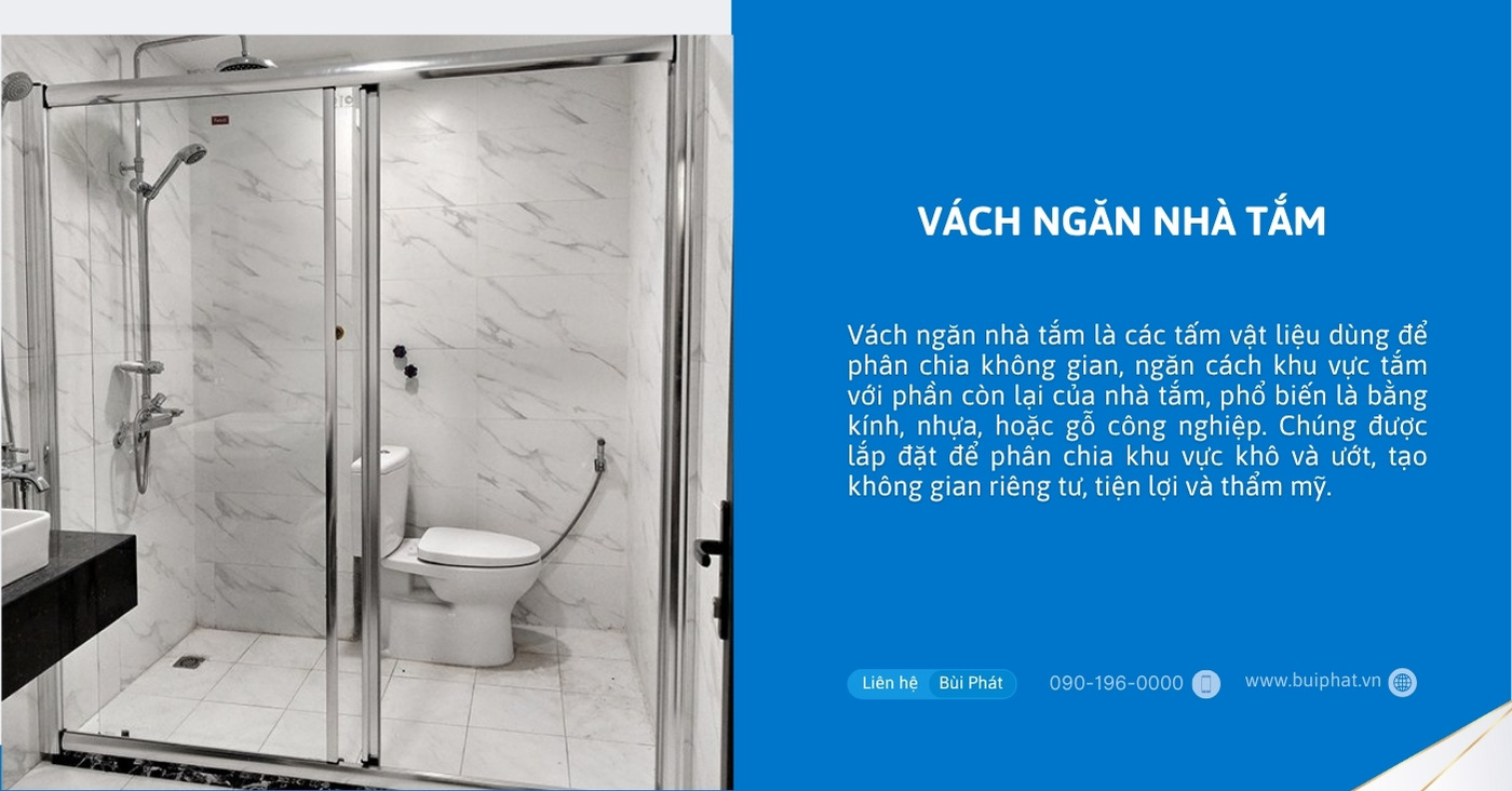 Vách ngăn nhà tắm