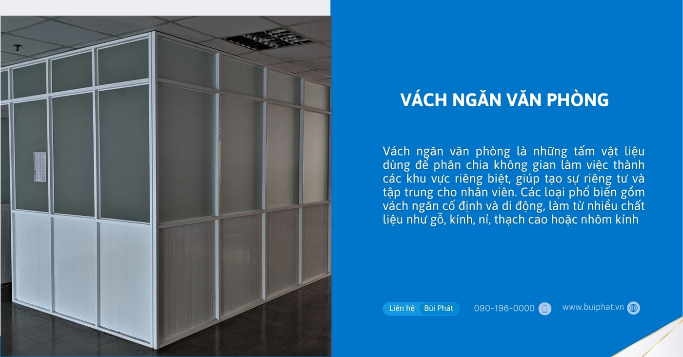 Vách ngăn văn phòng Vách ngăn văn phòng