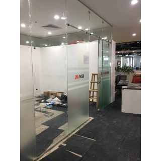 Thi công Vách kính ngăn văn phòng 25m2 tại 396 Nguyễn Xiển