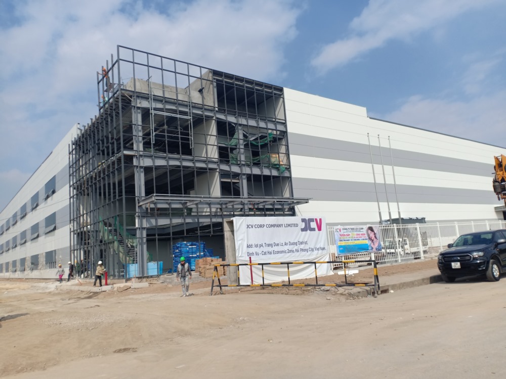 Nhà Máy JCV CORP KCN Tràng Duệ Hải Phòng