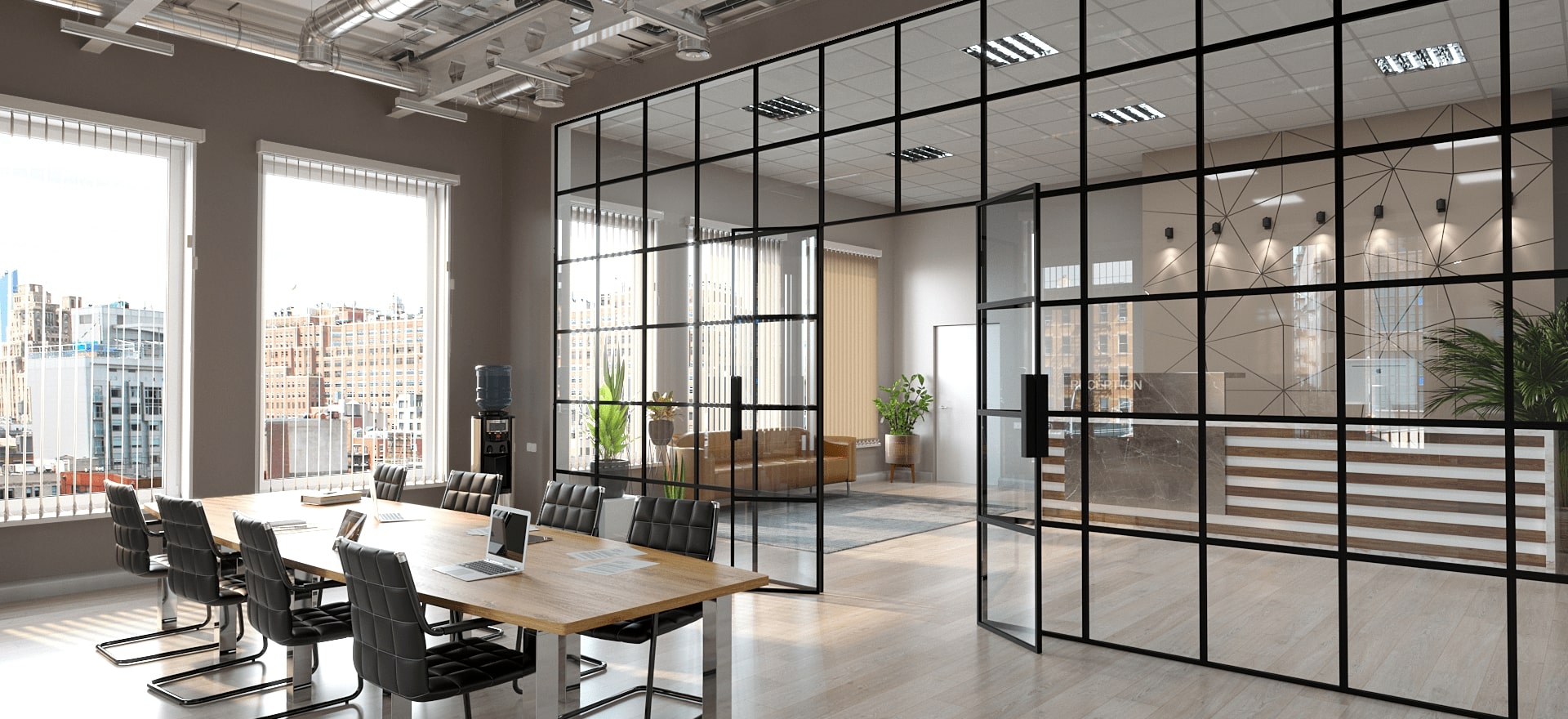 Vách kính cường lực