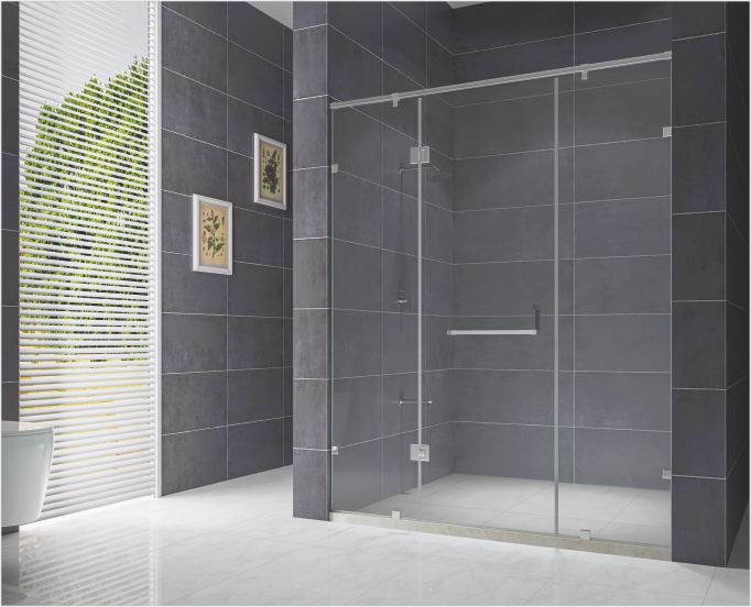 Vách ngăn kính phòng tắm thẳng chữ I HD1192